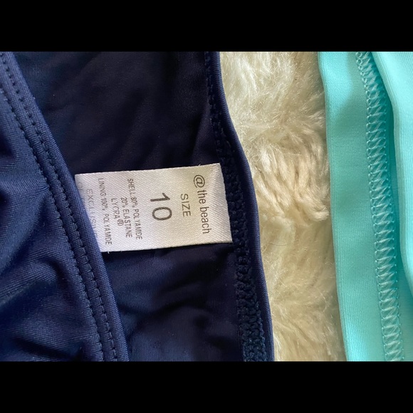 Tankini Set Aqua & Navy size 12 plus coverup - Picture 6 of 6